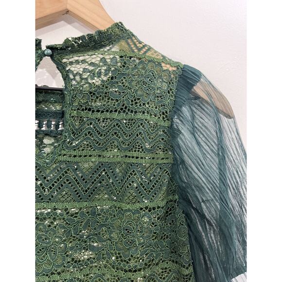 Fairy Grunge Whimsigoth Goblincore Victorian Edwardian Romantic Top M Ethereal - Picture 11 of 14